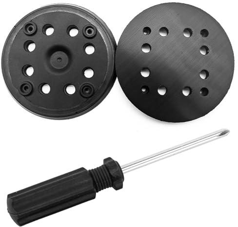 2 pezzi di ricambio per levigatrice orbitale Bosch Pex 270 A Bosch Pex 270 A Pex 270 AE, punta per lucidatura, compatibile con levigatrice orbitale Bosch con 8 viti e 1 cacciavite
