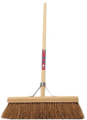 Synx Tools Balai de Coco intérieur 40 cm - balais - INCL. Manche 150 cm