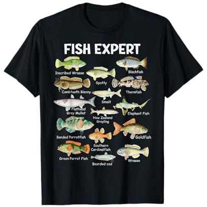 Fish Expert Graphic Herren Kleinkind Jungen Angelbekleidung Kinder T-Shirt