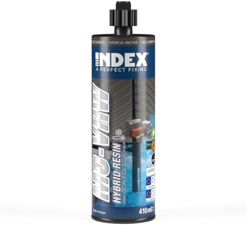 INDEX A PERFECT FIXING - MOVHW300 [MO-VHW] Taco químico de viniléster híbrido sin estireno, Para aplicaciones a baja temperatura, Homologado, Cartucho de 300 ml.