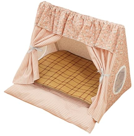 Pet Ten – Tipi-Zelt für Tiere | Katzenhöhle | Kühlmatte abnehmbar | Komfortable Hütte | Zubehör für Tiere, Hundehütten, Kätzchen, Kaninchen und andere Kleintiere