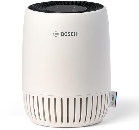 Bosch Air 500 Purificador de Aire - Elimina contaminantes, incluye filtro de aire y modo silencioso (< 25 dB(A)) - para habitaciones de hasta 23 m² - con puerto de carga USB-C - CADR: 100 m³/h