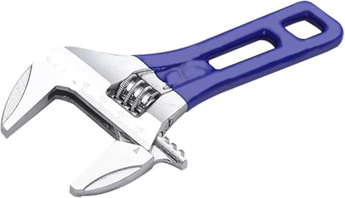 gklwVSlwv Stainless Steel Adjustable Spanner，Jaw Adjustable Wrenches，Adjustable Wrench Universal Key Nut Spanner Multitool Torque Ratchet Oil Filter Wrench Car Repair Home Hand Tools Tools(4 INCH)