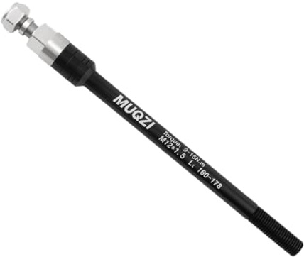 Jiuvaso Bicicletta Adapter ASSE Passante 12mm Mozzo Posteriorale Trailer Lega di Alluminio Installazione Facile Adatto per Bici da Corsa Mountain Bike Riparaz, M12x1.5