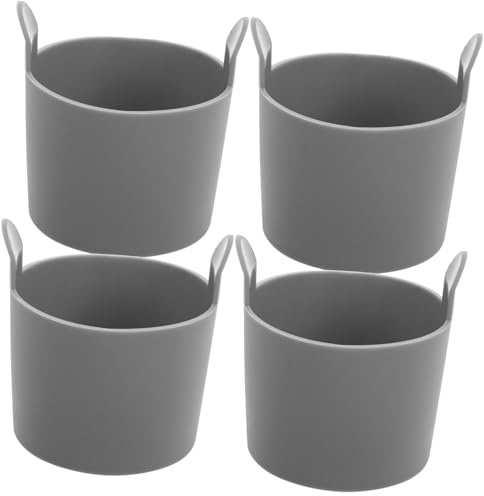 CIYODO 4 piezas Molde de Silicona para Huevos Reutilizable Antiadherente y Flexible para Freidora de Aire Microondas y Cocina Molde para Huevos Escalfados Pasteles y Pudines Fácil de