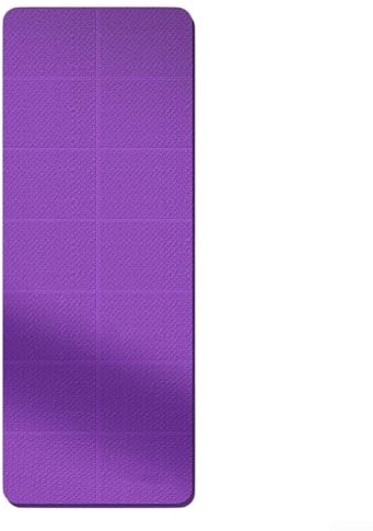 Homeponnew Tapis de yoga portable antidérapant et léger pour pilates, idéal pour les entraînements à domicile et le fitness, absorption des chocs, facile à nettoyer, avec sac de rangement inclus