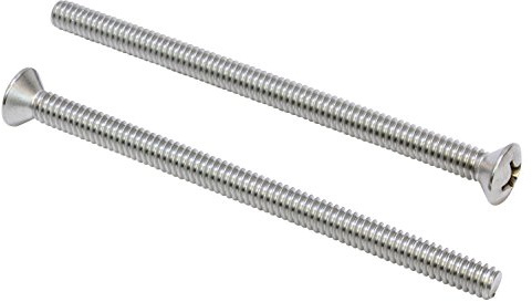 Bolt Dropper 1/4''-20 X 4'' Phillips Oval Head Machine Screw, (25 pc), 18-8 (304) Stainless Steel