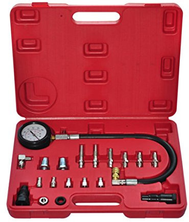 20 delar kompressionstestare 0–70 bar/0–1 000 psi för dieselmotor