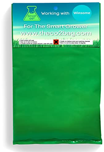 WINSOME Co2 Plant Grow Bags | Hydroponic Nutrients for Faster, Healthier Vegetable & Fruit Plant Growth | Continuous Release of CO2 for Indoor & Outdoor