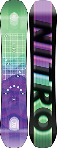 NITRO Herren T3 22 Highend Pro Performance Twin Camber Freestyle Pipe Boards Snowboard