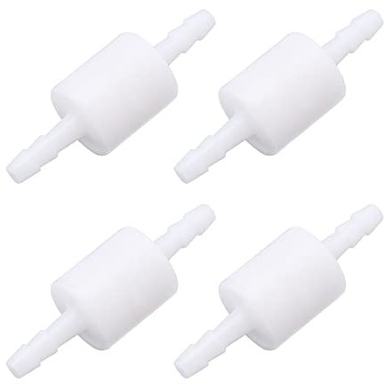 Be In Your Mind 4 Stück 4mm Einweg-Rückschlagventil Einweg-Luft-Wasser-Gas-Rückschlagventil Kunststoff-Einweg-Rückschlagventil für die Wasseraufbereitung Luftreinigung