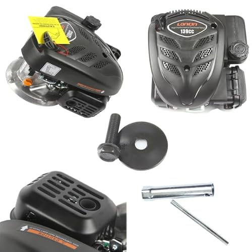 Marpol Motore a Scoppio 4 Tempi 139cc 6cv | a Benzina | 7 NM 2500 Giri/min | Albero Verticale Ø22,2X 80 mm | per Tosaerba Rasaerba Tagliaerba