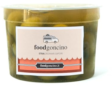 Olive verdi dolci in salamoia - 650 g - Foodgoncino