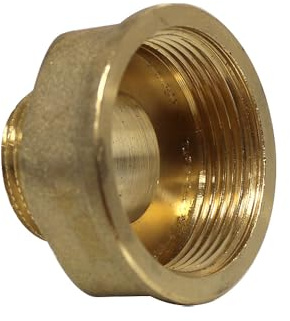 Arcanaute - Raccord laiton à visser - Mamelon Laiton Femelle/Mâle Réduit 11/2-1 (40/49-26/34) -