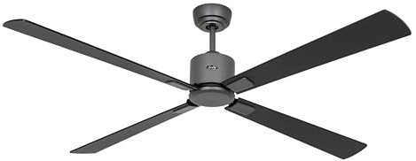 CasaFan ECO NEO III 152 WiFi Deckenventilator, Energiesparender & leiser Ventilator mit hochwertigen Holzflügeln, 6 Geschwindigkeiten mit Fernbedienung, für Räume bis 35 qm & Schrägen bis 23°