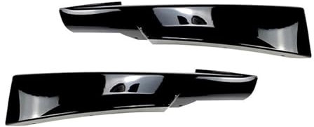 Frontspoiler Lippe Für B&MW 3 Serie E90 E91 Für LCI Tech 2009-2012 Frontstoßstange Lip Body Kit Spoiler Splitter Stoßstange Canard Lip Splitter Teile(Gloss Black)
