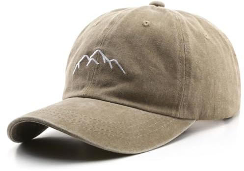 TAGVO Gorra de béisbol para Hombre Mujeres - 100% algodón Gorra de béisbol Ajustable y Plegable, Gorra de béisbol Clásica Lavada con Bordado, Sombrero de Sol Protección UV