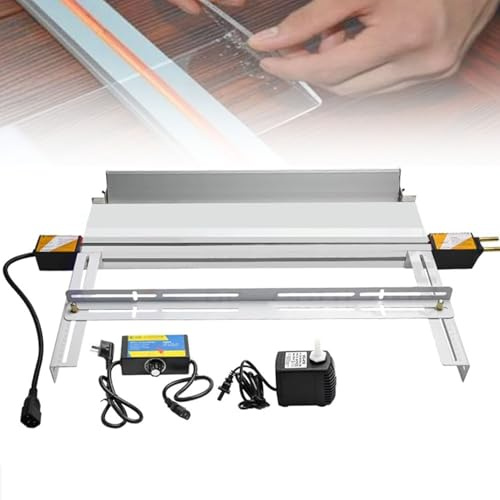Plieuse de Plastique Acrylique Machine de cintrage à chaud pour acrylique, 800 W, pour PVC, 60 cm, outil de chauffage à chaud pour feuilles de plastique avec réglage d'angle pour la fabricat
