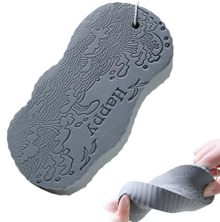 Spugne da bagno per doccia, spugna esfoliante per la pelle della doccia, morbida spugna esfoliante per il bagno per rimuovere la pelle morta per adolescenti, bambini, donne incinte, adulti, bambini