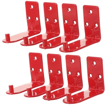 Toddmomy 8Pcs Fire Extinguisher Wall Hook Metal Fire Extinguisher Bracket, Heavy-Duty Iron Wall Mounted Design, Easy to Install for Home Office Vehicle