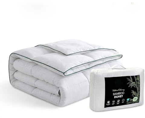 Vapinity Anti Allergy Bamboo Duvet 10.5 Tog – All Season Cooling Breathable Quilt – King – Hypoallergenic Microfibre – OEKO-TEX® Certified