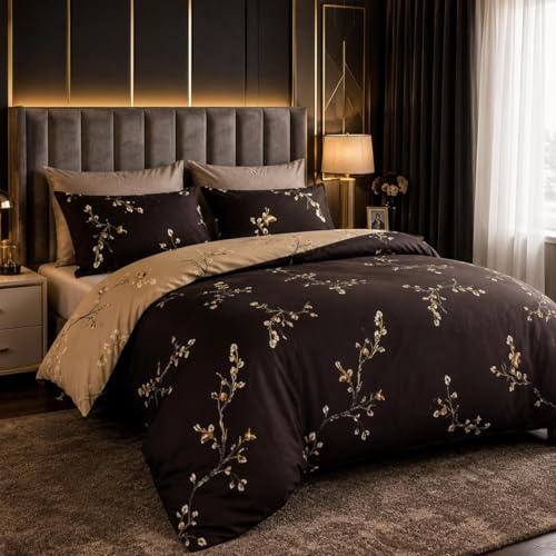 Lazzaro King Size Duvet Cover Sets Premium Microfiber Kingsize Duvet Cover Sets Ultrasoft Hypoallergenic Reversible Quilt Cover Bedding Set With Zipper Closure