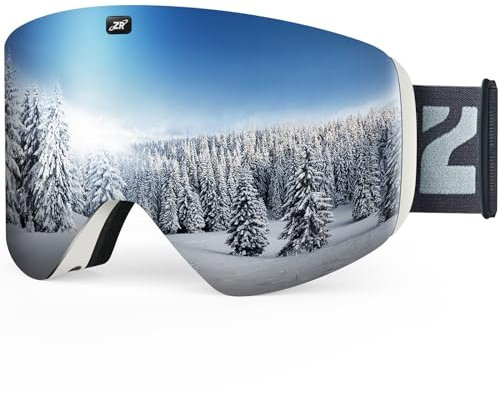 ZIONOR X11 Skibrille Magnetische Zylindrische Snowboard Schneebrille für Herren Damen