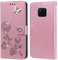 Phone Case for Huawei Mate 20 Pro with Kickstand,Card Slots,Silicone Bumper,Shockproof,Flip Wallet Leather Protective Cover for Huawei Mate 20 Pro(6.39'')