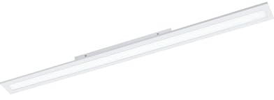EGLO connect.z Smart-Home LED Panel Salobrena-Z, L x B 120 x 10 cm, ZigBee | App und Sprachsteuerung Alexa, Lichtfarbe einstellbar (warmweiß-kaltweiß), dimmbar, Alu Deckenlampe weiß