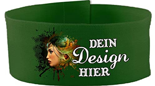 Klett Armbinde 5 cm personalisiert mit deinem Wunschtext oder Logo