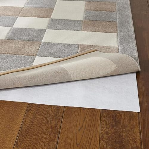 eXtreme Rug Gripper for Hard, Wooden, and Carpeted Floors | 150 x 220 cm Low-Profile Fleece Carpet Underlay | Durable, Reusable, and Anti-Slip Rug Underlay for Kitchen, Hallway, and Staircase