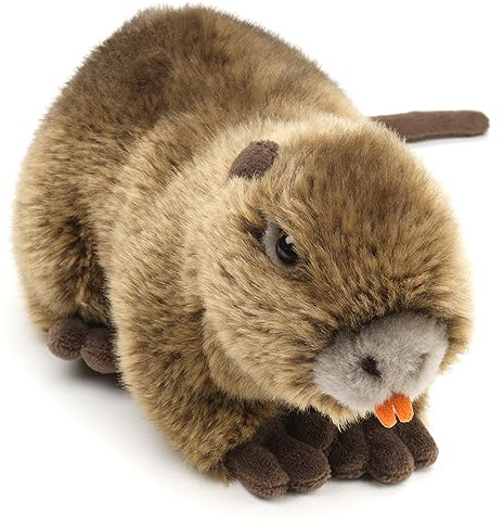 Uni-Toys - Nutria – 22 cm (lunghezza) – roditore peluche, gatto di castoro – peluche