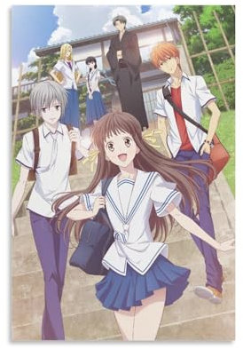 EKoKim Fruits Basket Anime Poster Decorative Painting Canvas Wall Posters And Art Picture Print Modern Family Bedroom Decor Posters 08x12inch(20x30cm)