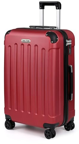 TANTOMI Koffer Groß, Reisekoffer, Hartschalenkoffer Trolley Koffer mit Rollen, Koffer mit 3-Stelliges Codeschloss, Zahlenschloss Teleskopgriff, Suitcase für Reisen Geschäft