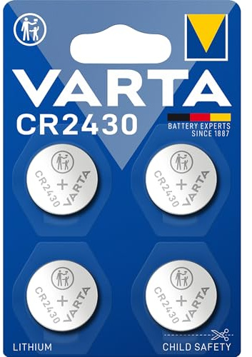 4x Varta Batterie Lithium Coin Knopfzelle CR2430