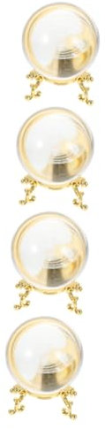 ABOOFAN 4 Sätze Kristall Kugel im Weltraum Sonnensystem Crystals die Planeten cristals Planetary Planet Nachtlicht Ball Raumdekor Kristallkugelschmuck mit Sockel Kristallkugel- Glas
