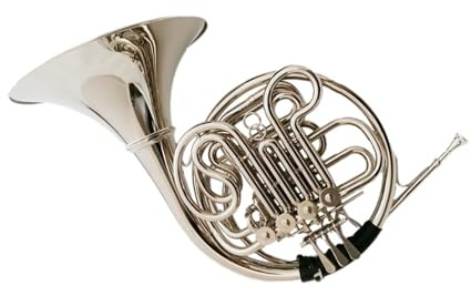 Französisches Horn für Erwachsene Messing Vier Schlüssel Doppel Reihe Waldhorn Instrument Split B Flache Oder F Schlüssel Vernickelt