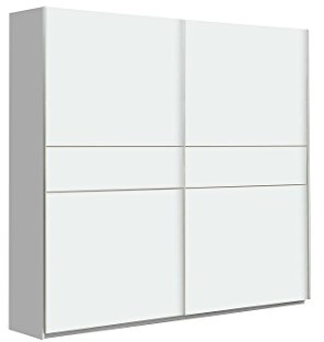 Forte Winner Plus Armario de Puertas correderas, derivado de Madera, Blanco Combinado con Roble Sonoma, 170,3 x 209,7 x 61,2 cm