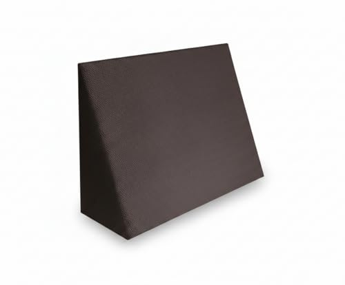 kissen-fabrik Stützendes Lesekissen Keilkissen für Bett oder Couch Schaumstoffkeil Lagerungshilfe Lagerungskissen Rückenstütze (braun)