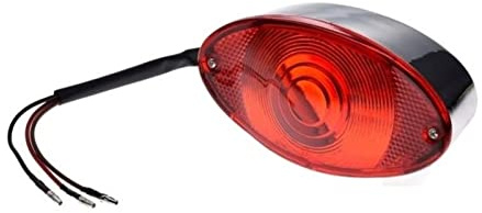 Universal LED Rücklicht Rückleuchte für Motorrad Roller M6x1.0 mit Kennzeichenbeleuchtung