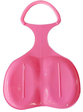 Dwevkeful Poporutscher Schneerutscher Kinder Schlitten Schneeflitzer Poporutscher Schneerutscher Bob Schnee Flitzer Rodelteller Kunststoff Rutscher Rutscher für Schnee, Sand und Gras