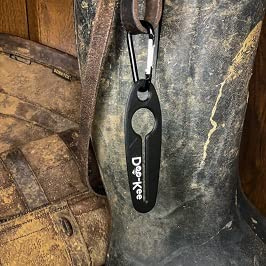 Doo-Kee - Used Poo Bag Holder with Secure Twist Loop (Jet Black)