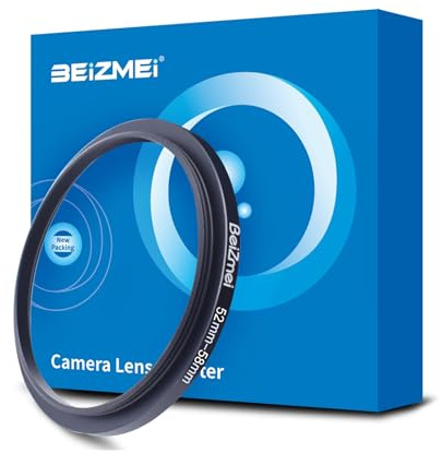 filtro Adattatore da 52mm a 58mm Compatibile con tutte 52mm le Obiettivo a 58mm UV,ND,CPL,filtro,52mm lens to 58mm fotocamera Filtro (52-58mm)