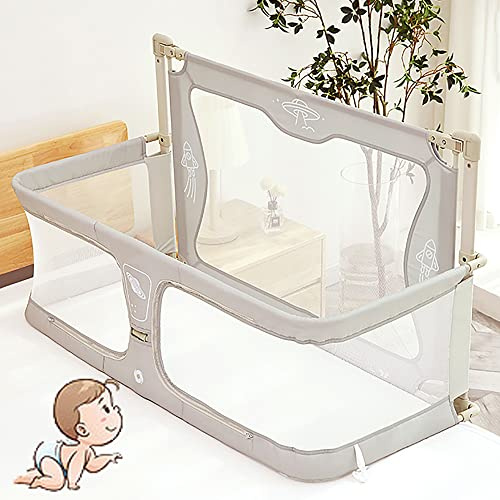 3 En 1cuna bebe,120x50cm,Cuna colecho,cuna de viaje,minicuna colecho,moises para bebe,cuna plegable,parque cuna,next To Me,cama cuna convertible,corral cunabebe,portátil,Paneles de Malla,plegado fácil