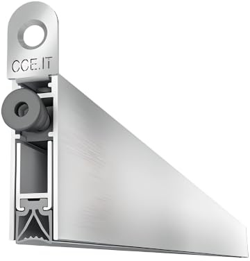 Gedotec absenkbare Bodendichtung | 1 Stück Türdichtung 12 x 40 mm | SQUADRETTE | Länge 1030 mm - kürzbar | Absenkdichtung für Türen | Türbodendichtung Windschutz Kältefeind Wärmedämmung | zum Einnuten