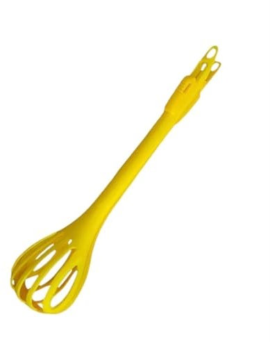 Whisk Hand Stirred Egg Mixer Egg Beater Cooking Tool Cream Baking Flour Mixer Egg Tool Hand Whisk(Yellow)