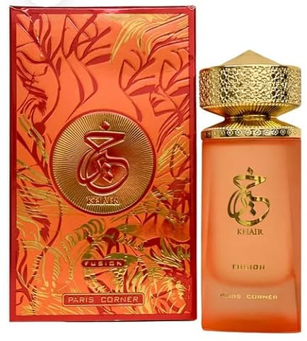 KHAIR Fusion Eau de Parfum 100ml UNISEX Perfume Árabe 100% Original que Combina Tradición y Modernidad en una Fusión Olfativa Sofisticada y Atemporal
