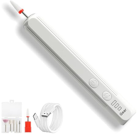 Greethga Macchina per manicure da rimuovere, lucidatrice elettrica, trimmer manicure, smalto per unghie, lucidatore per manicure
