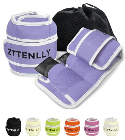 ZTTEN Gewichtsmanschetten für Beine & Arme - Verstellbare Knöchel-/Handgelenkgewichte 2.25-9kg, Fitnessgewichte für Erwachsene & Kinder, Yoga, Joggen, Gym