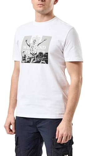 Weekend Offender Leo Gregory Mono T-Shirt Herren Shirt (DE/NL/SE/PL, Alphanumerisch, 3XL, Regular, Regular, weiß)